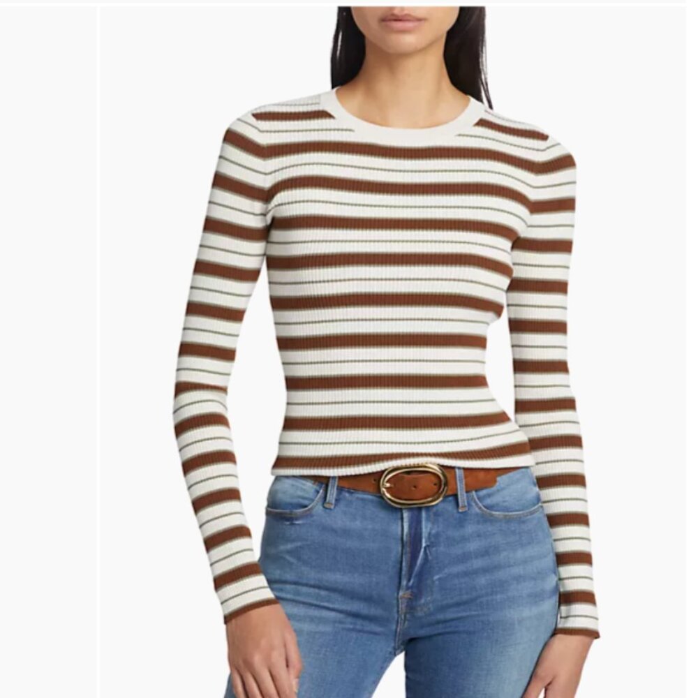 Frame Striped Top - Picture 6 of 7